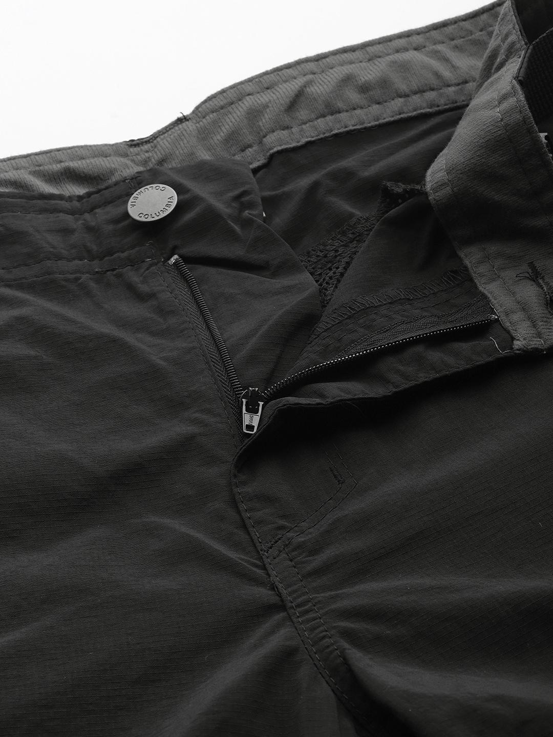 Columbia Men Black Silver Ridge Cargo Short (Sun Protection)