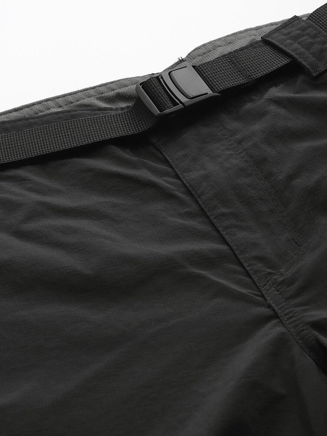 Columbia Men Black Silver Ridge Cargo Short (Sun Protection)