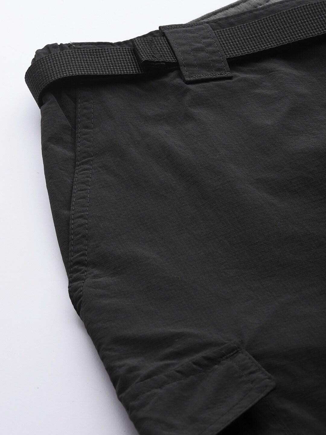 Columbia Men Black Silver Ridge Cargo Short (Sun Protection)