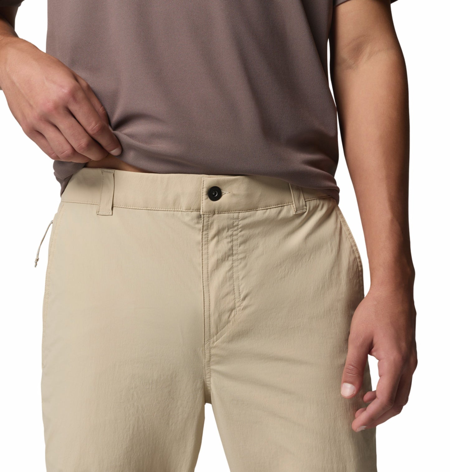 Columbia Men Beige Omni-Freeze ROC Lite Plus Size Chino Pant