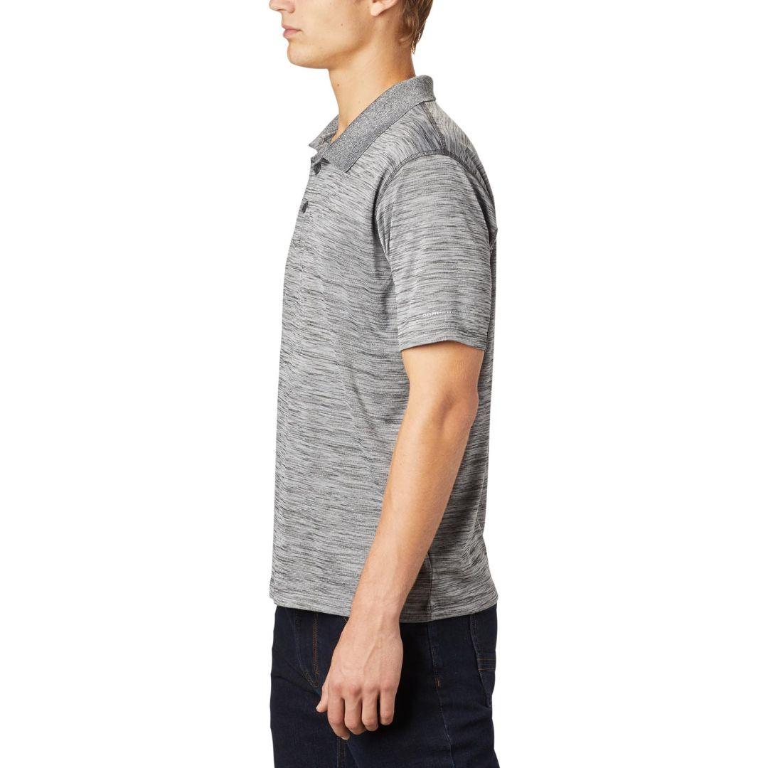 Columbia Men Black Zero Rules Polo Shirt (Sun Protection)