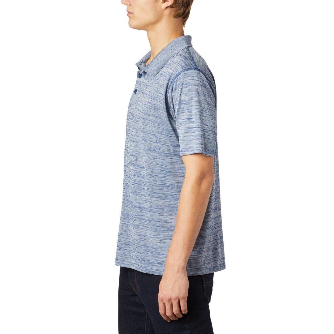 Columbia Men Blue Zero Rules Polo Shirt (Sun Protection)
