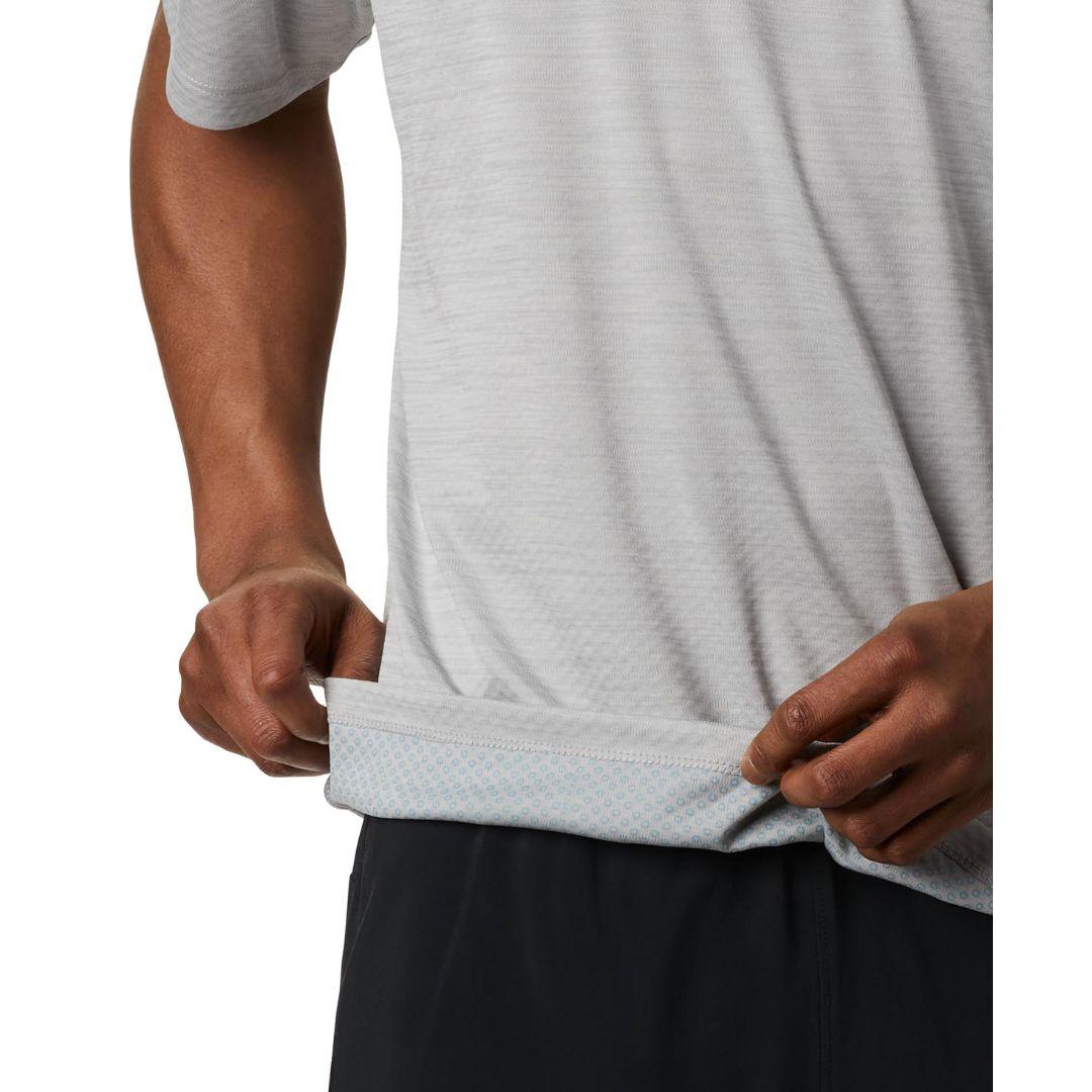 Columbia Men Grey Zero Rules Short Sleeve Shirt (Sun Protection)