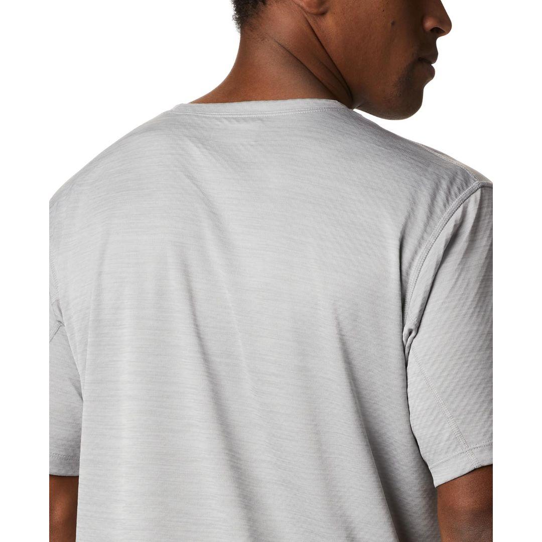 Columbia Men Grey Zero Rules Short Sleeve Shirt (Sun Protection)