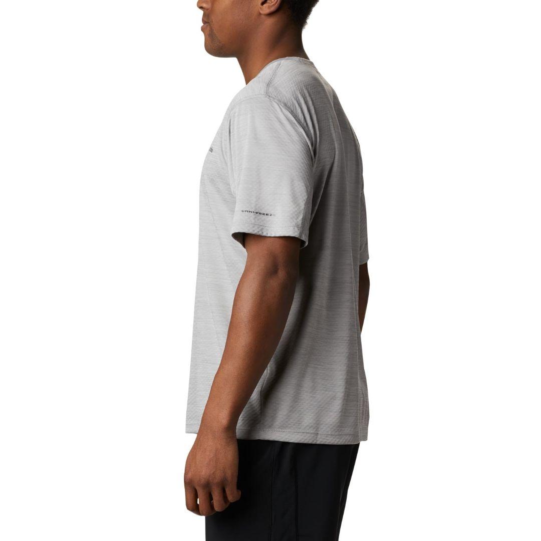 Columbia Men Grey Zero Rules Short Sleeve Shirt (Sun Protection)