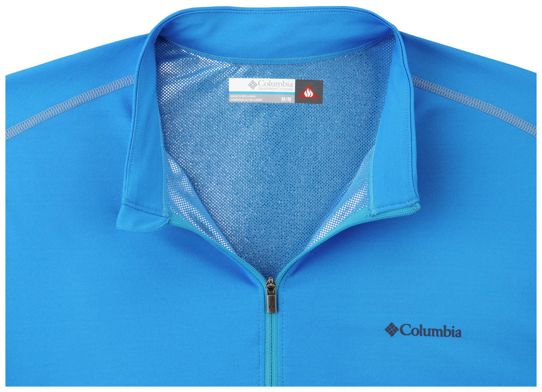 Columbia Men Blue Midweight II Long Sleeve Half Zip (Non Returnable)