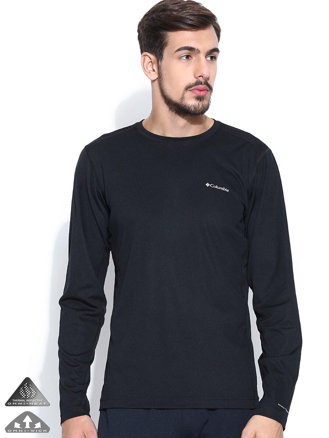 Columbia Men Black Midweight II Long Sleeve Top (Non Returnable)
