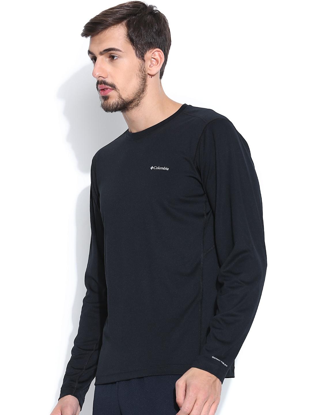 Columbia Men Black Midweight II Long Sleeve Top (Non Returnable)