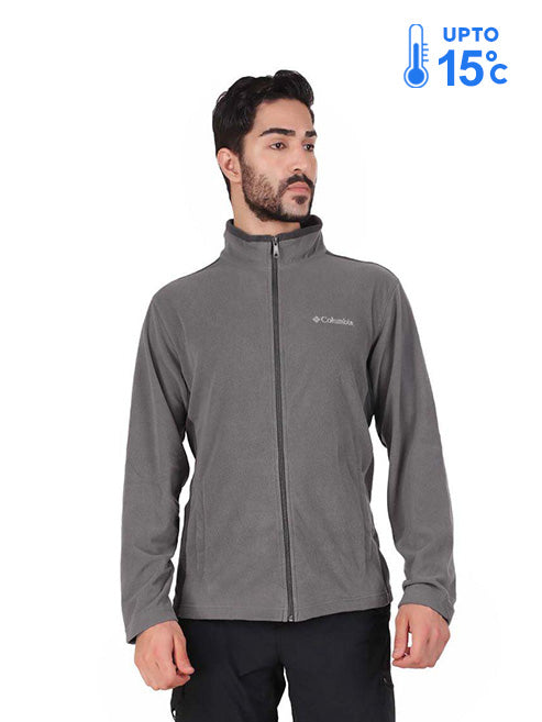 Columbia Men Grey Klamath Range Full Zip (Sun Protection)