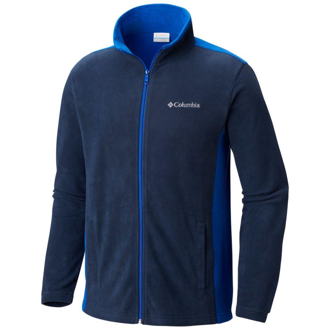 Columbia Men Blue Klamath Range Full Zip (Sun Protection)