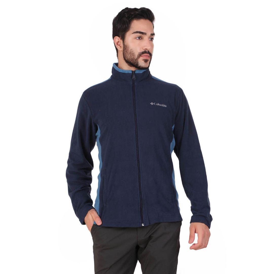 Columbia Men Blue Klamath Range Full Zip (Sun Protection)