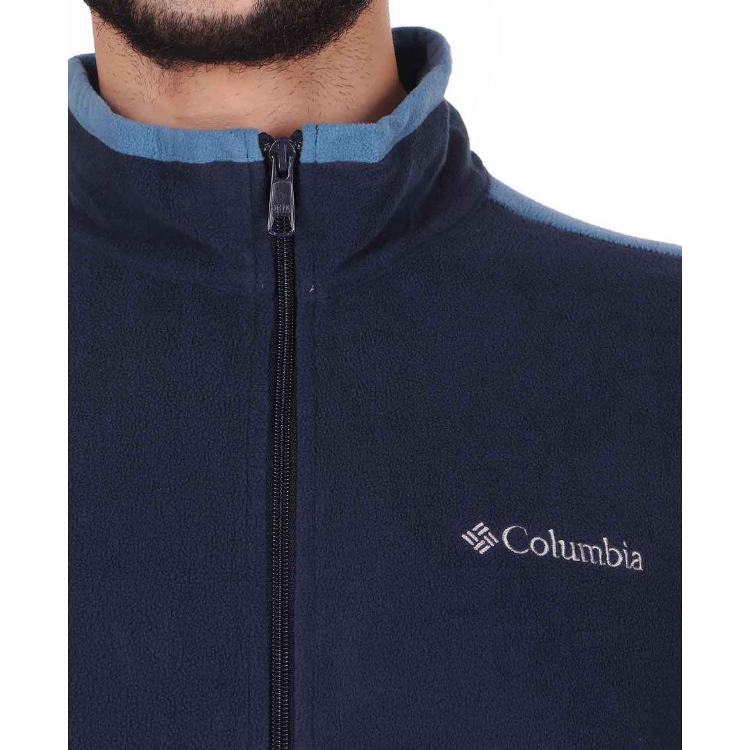 Columbia Men Blue Klamath Range Full Zip (Sun Protection)
