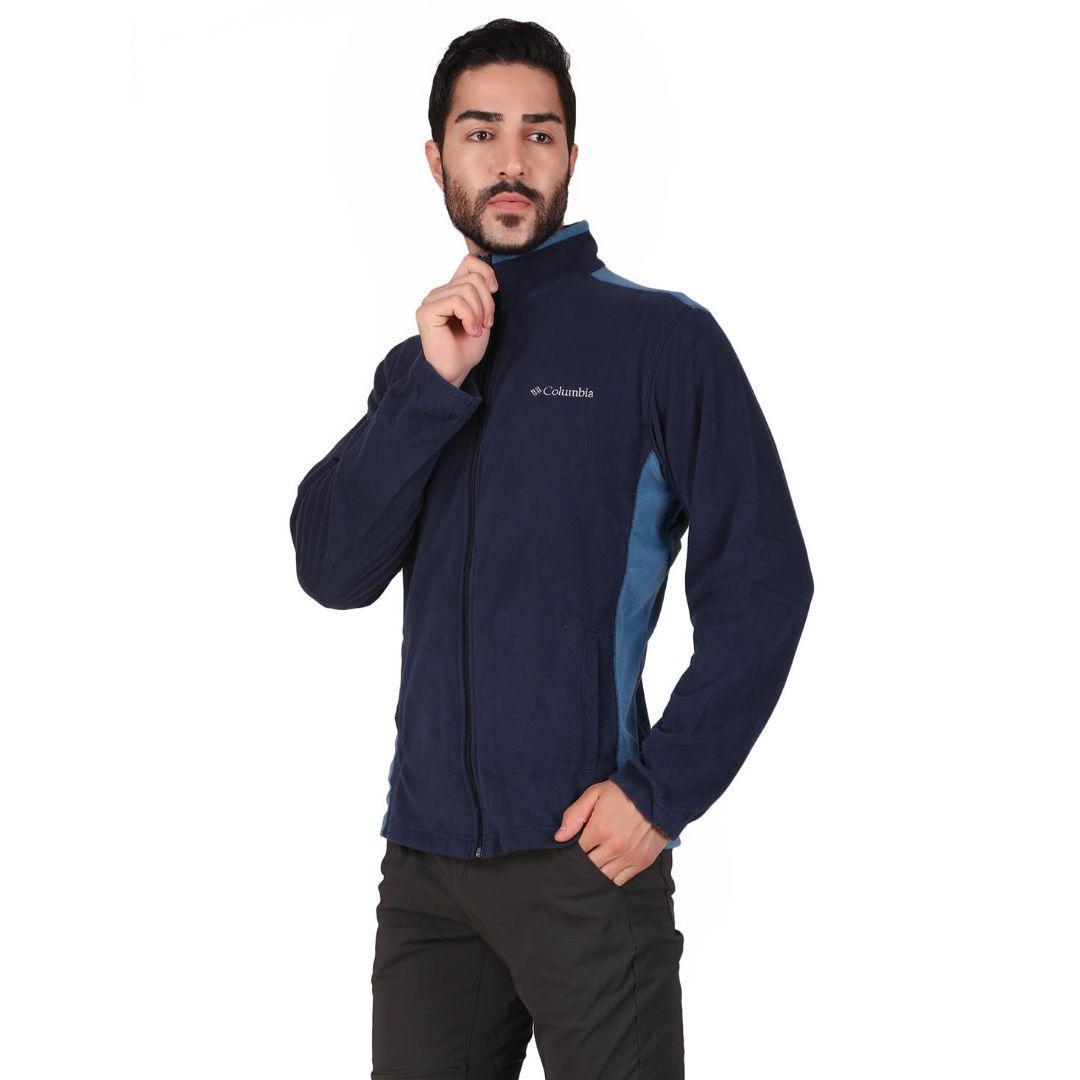 Columbia Men Blue Klamath Range Full Zip (Sun Protection)