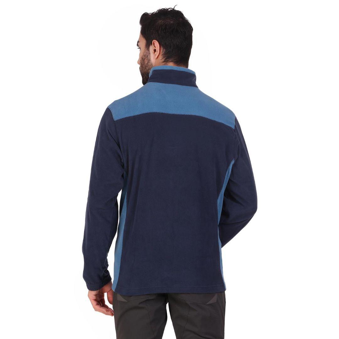 Columbia Men Blue Klamath Range Full Zip (Sun Protection)