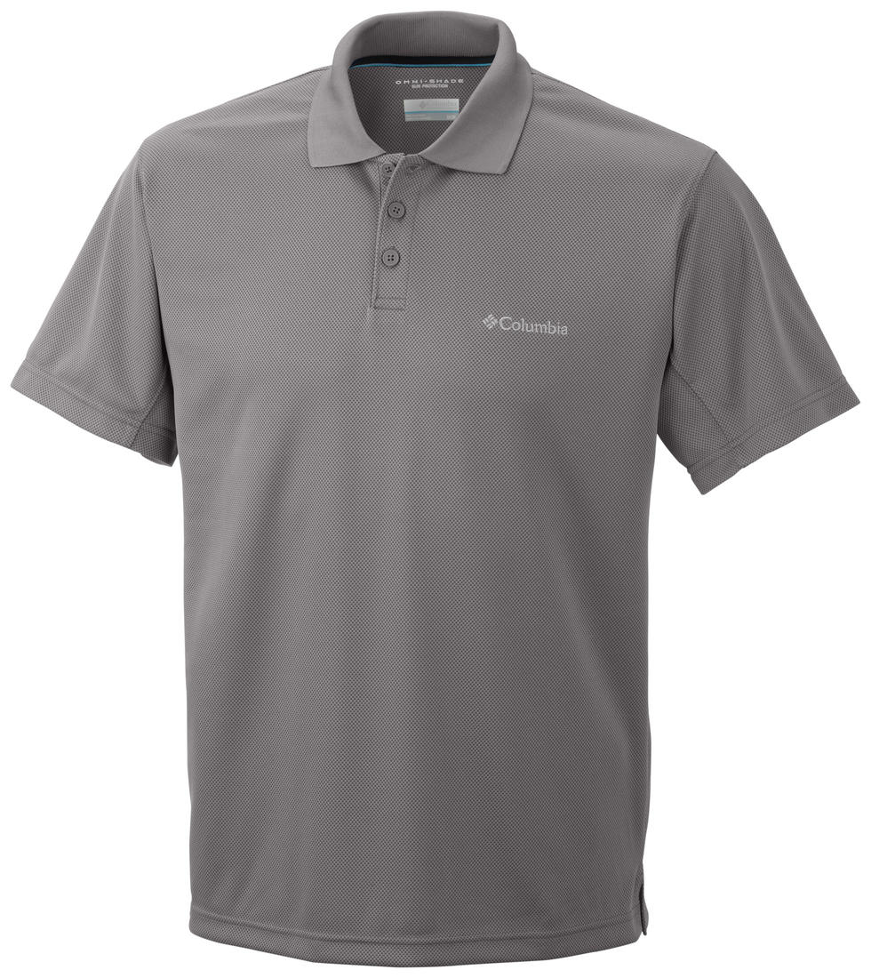 Columbia Men Black New Utilizer Polo (Sun Protection)