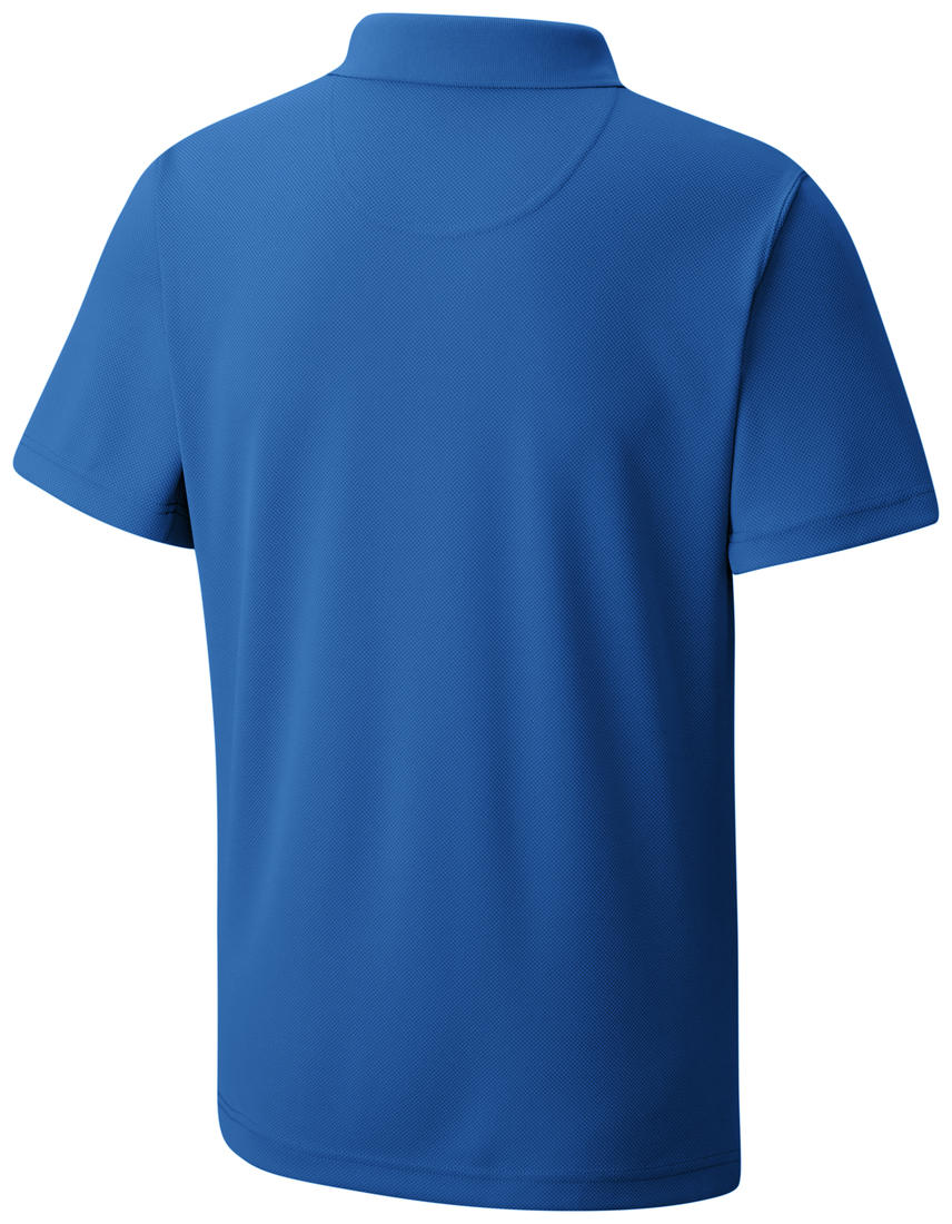 Columbia Men Blue New Utilizer Polo (Sun Protection)