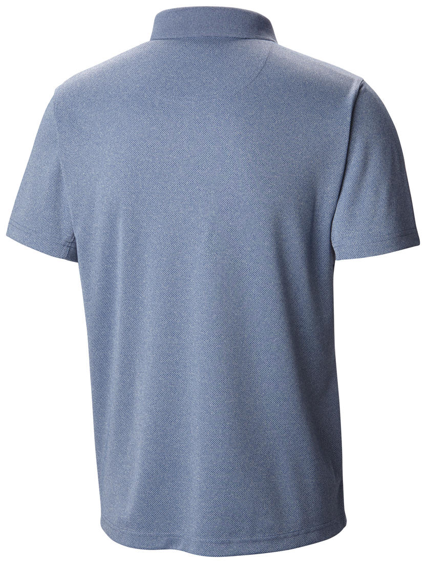 Columbia Men Blue New Utilizer Polo (Sun Protection)