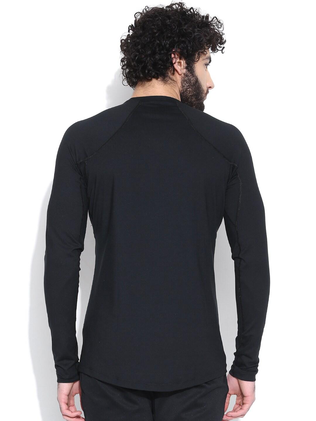 Columbia Men Black Heavyweight Stretch Long Sleeve Top (Non Returnable)