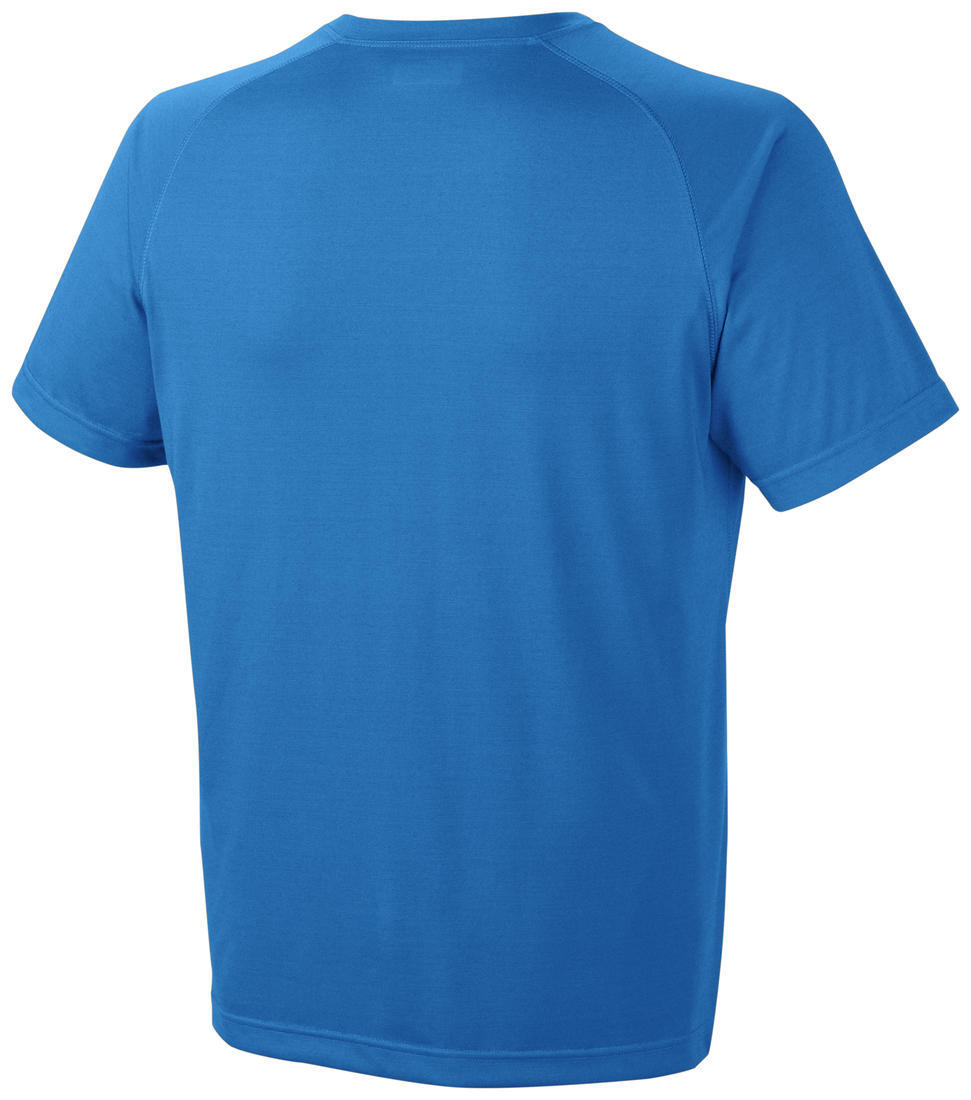 Columbia Men Blue Mountain Tech III Short Sleeve Crew (Sun Protection)