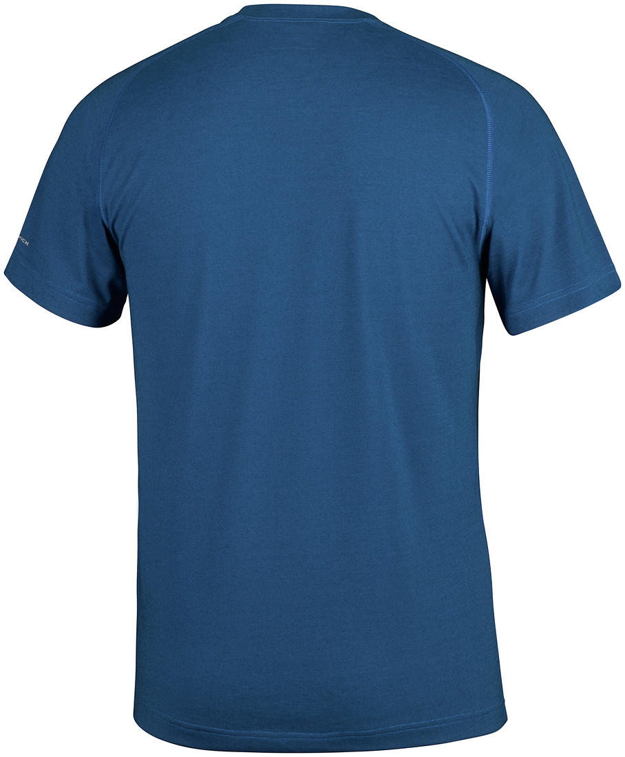 Columbia Men Blue Omni-Wick Mountain Tech III Tshirt