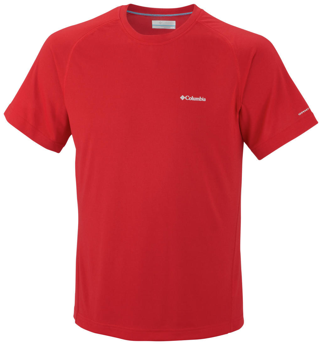 Columbia Men Red Mountain Tech III Short Sleeve Crew (Sun Protection)