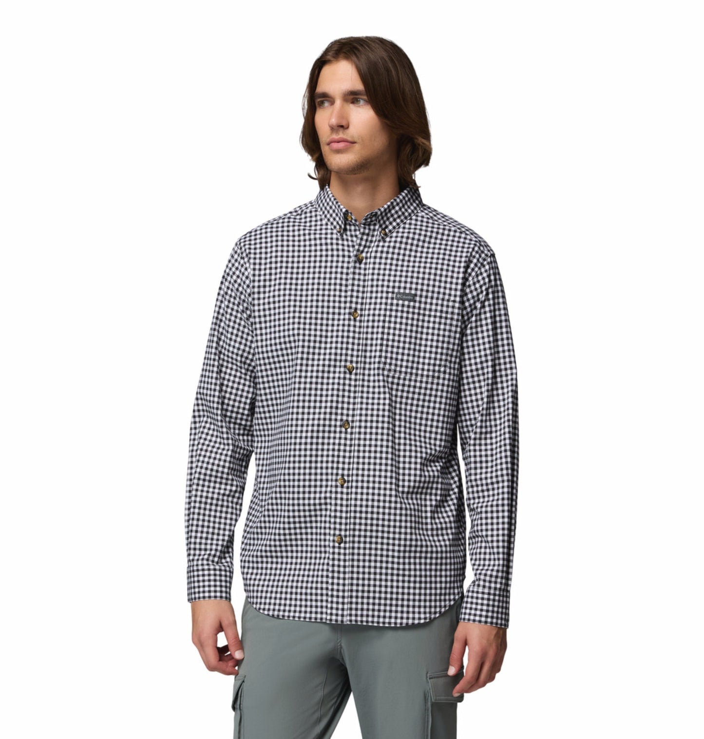 men black rapid rivers ii long sleeve shirt