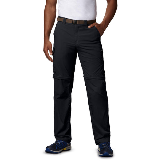 Columbia Men Black Silver Ridge Convertible Pant (Sun Protection)