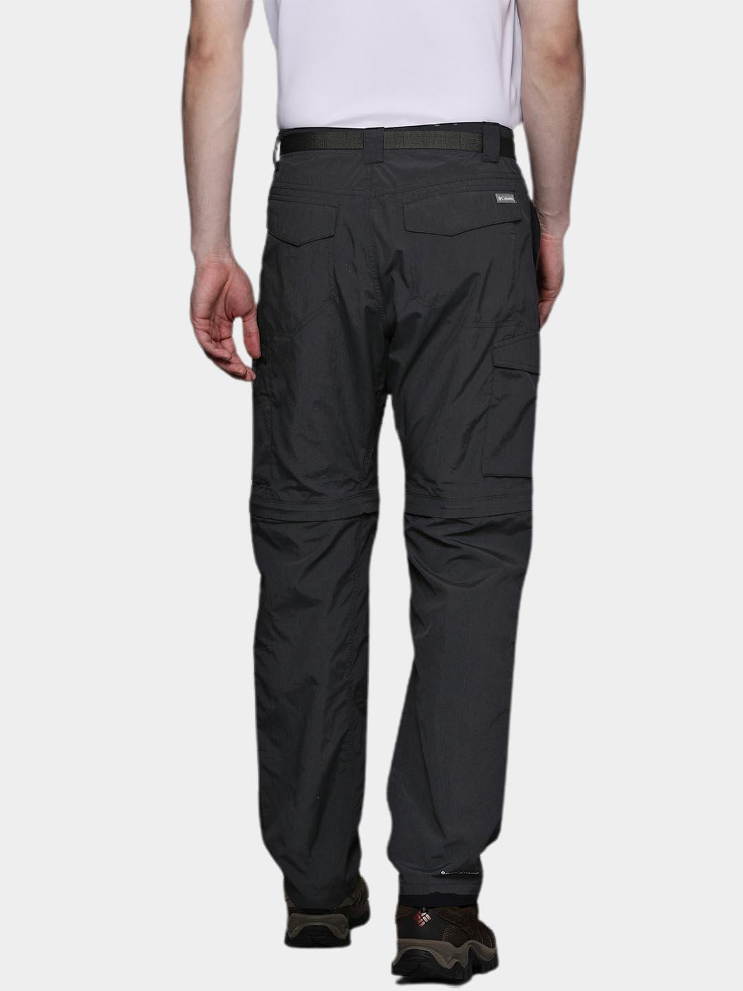 Columbia Men Black Silver Ridge Convertible Pant (Sun Protection)