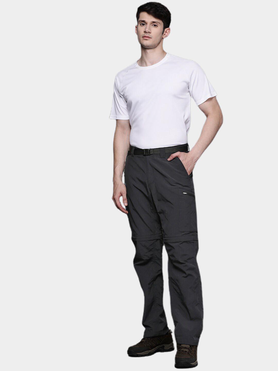 Columbia Men Black Silver Ridge Convertible Pant (Sun Protection)