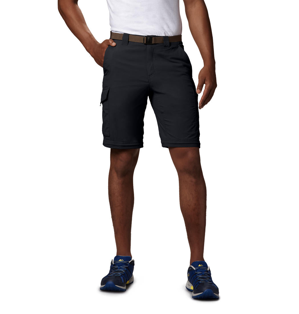 Columbia Men Black Silver Ridge Convertible Pant (Sun Protection)