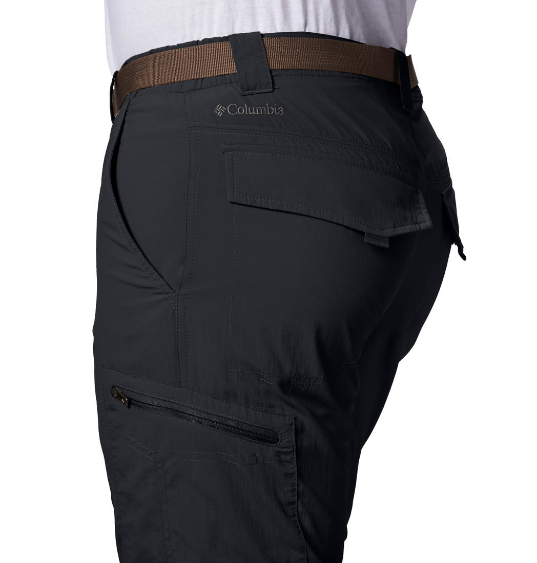 Columbia Men Black Silver Ridge Convertible Pant (Sun Protection)
