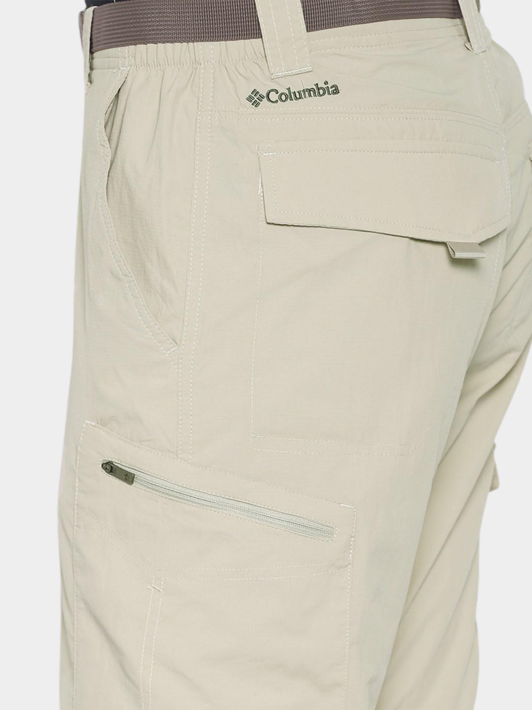 Columbia Men White Silver Ridge Convertible Pant