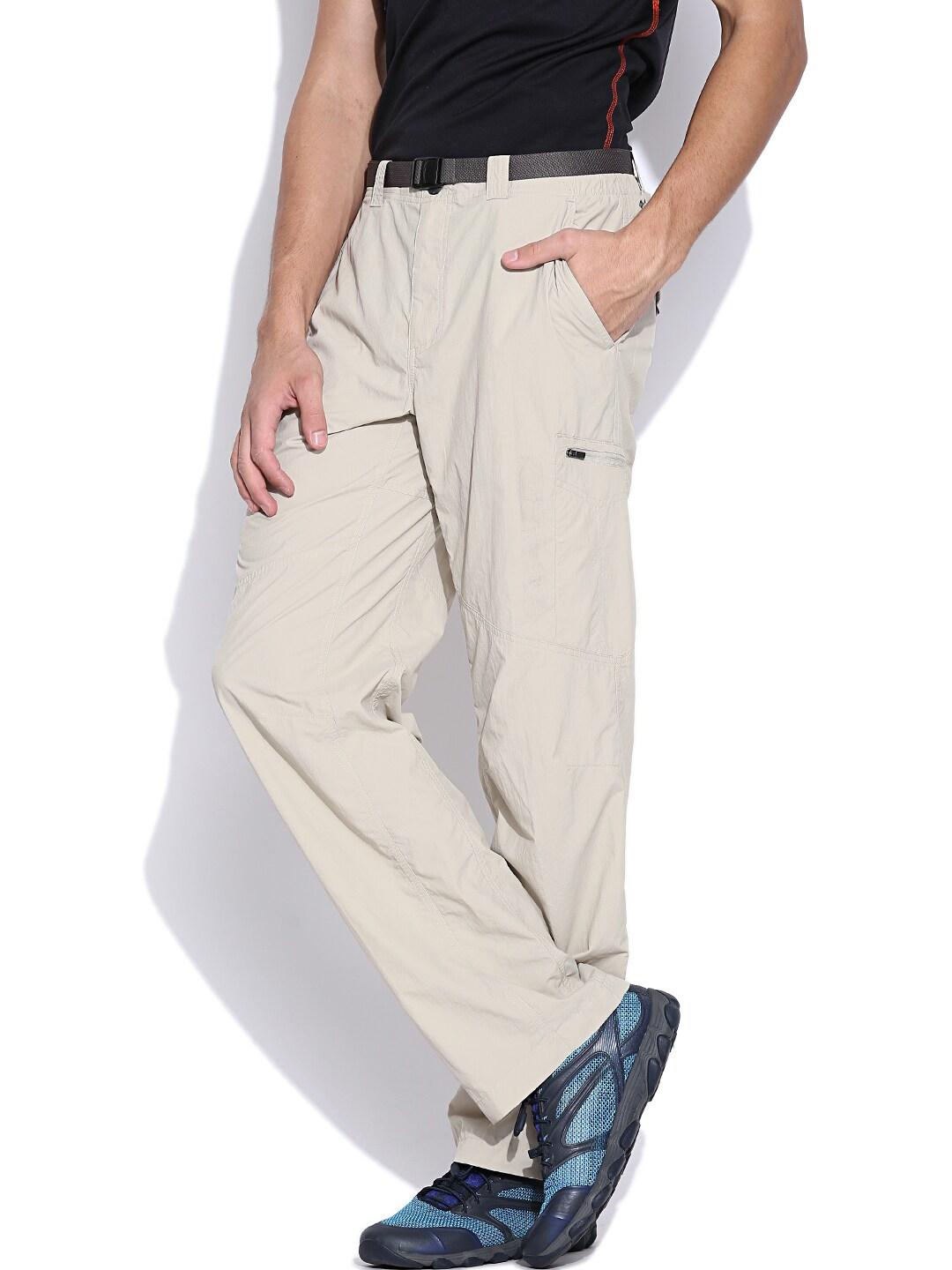 Columbia Men Beige Silver Ridge Cargo Pant (Sun Protection)