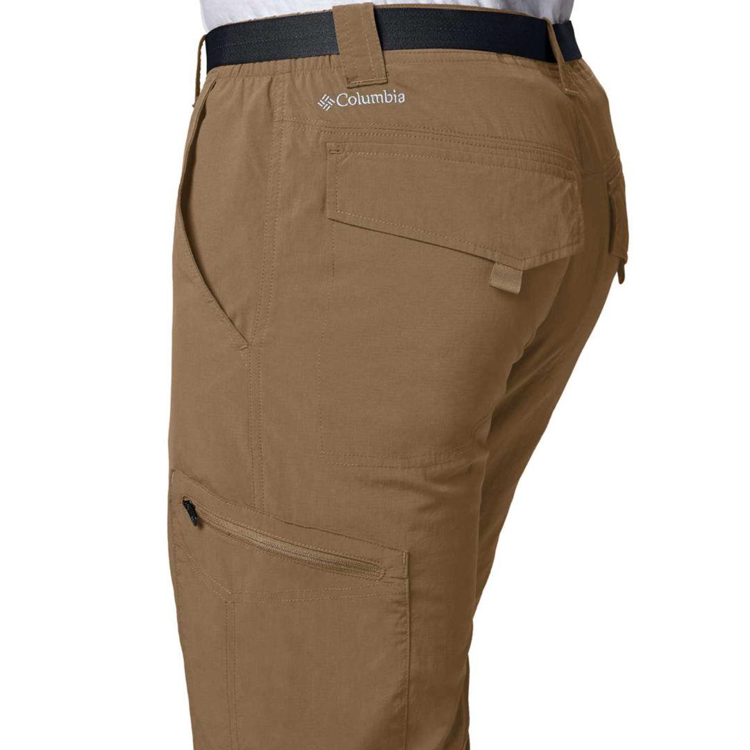 Columbia Men’s Brown Silver Ridge Cargo Pant with Sun Protection