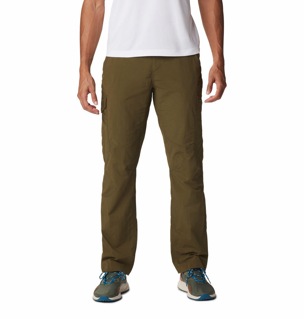 Columbia Men’s Green Silver Ridge Cargo Pant with Sun Protection