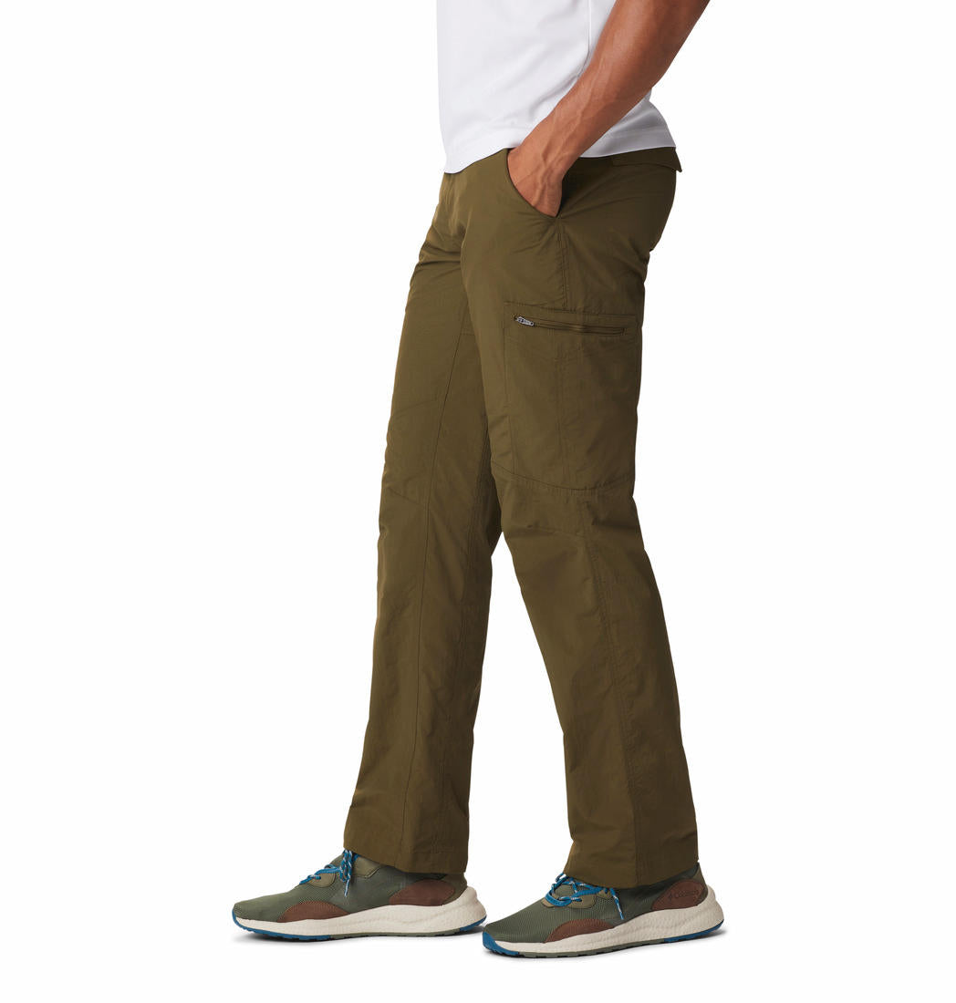Columbia Men’s Green Silver Ridge Cargo Pant with Sun Protection