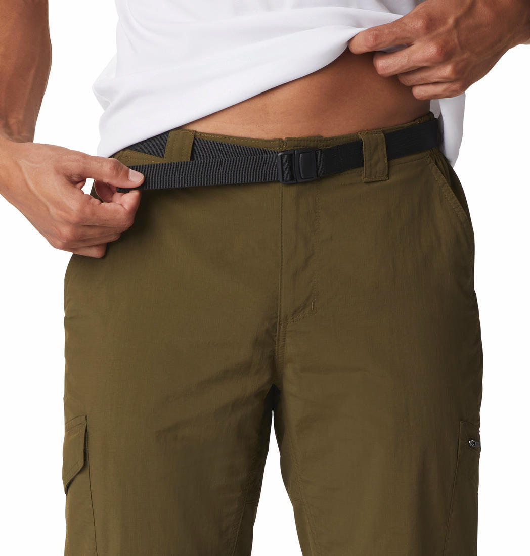 Columbia Men’s Green Silver Ridge Cargo Pant with Sun Protection