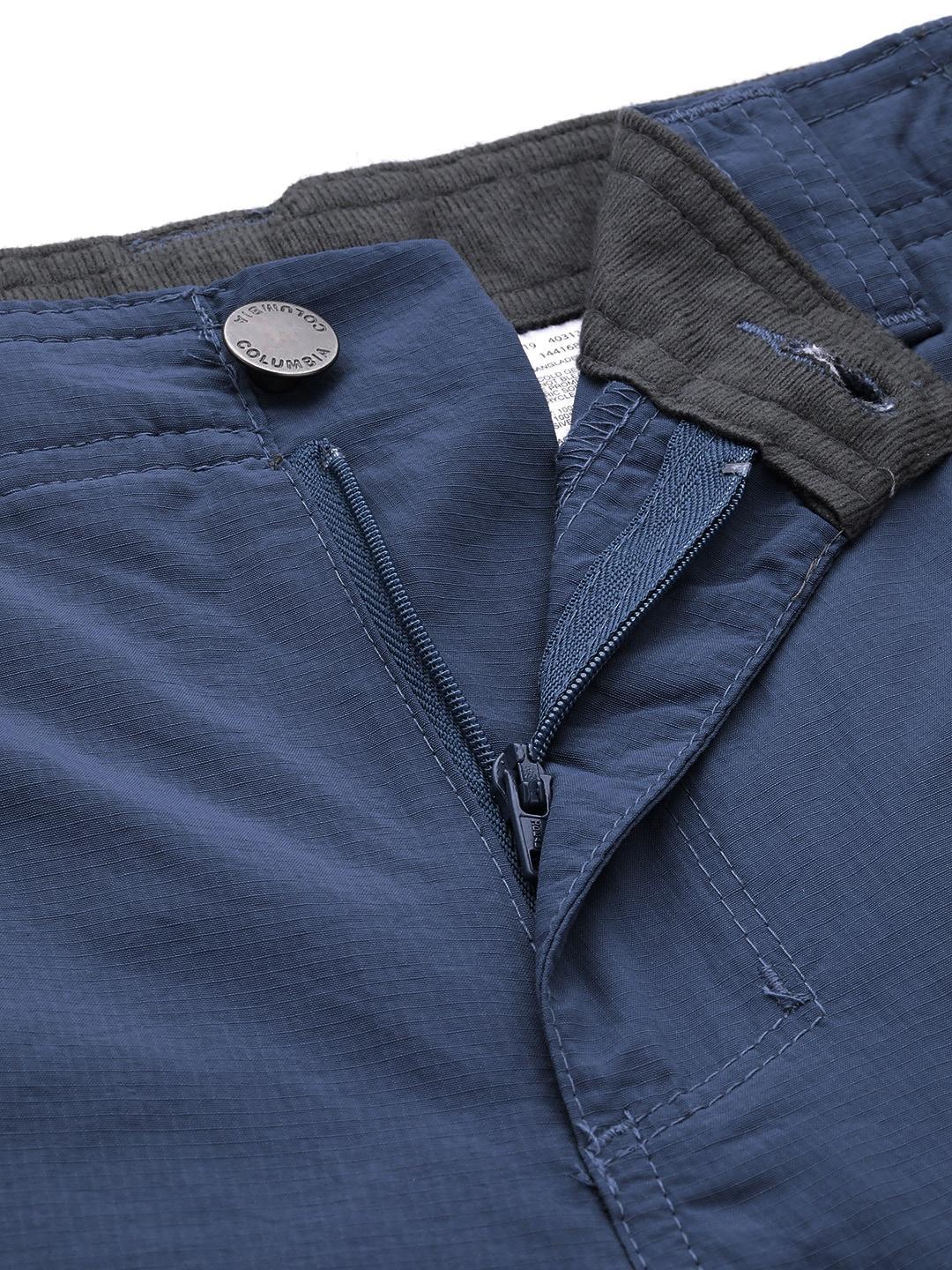 Columbia Men Blue Silver Ridge Cargo Pant (Sun Protection)