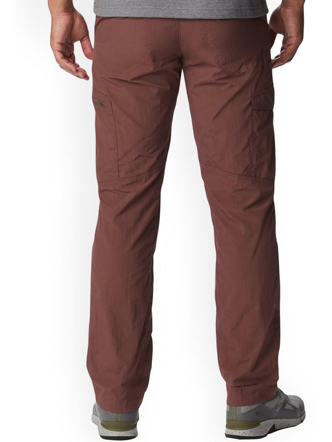 Columbia Men Brown Silver Ridge Cargo Pant (Sun Protection)