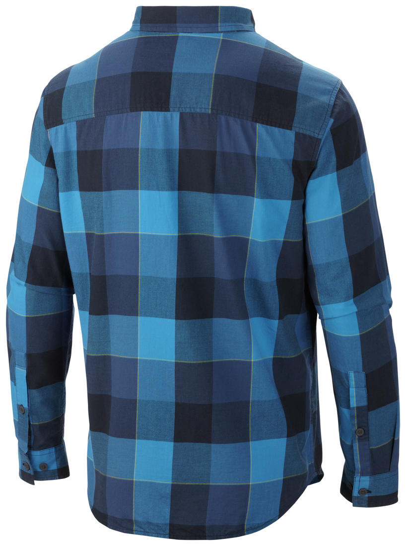 Columbia Men Blue Out and Back II Long Sleeve Shirt