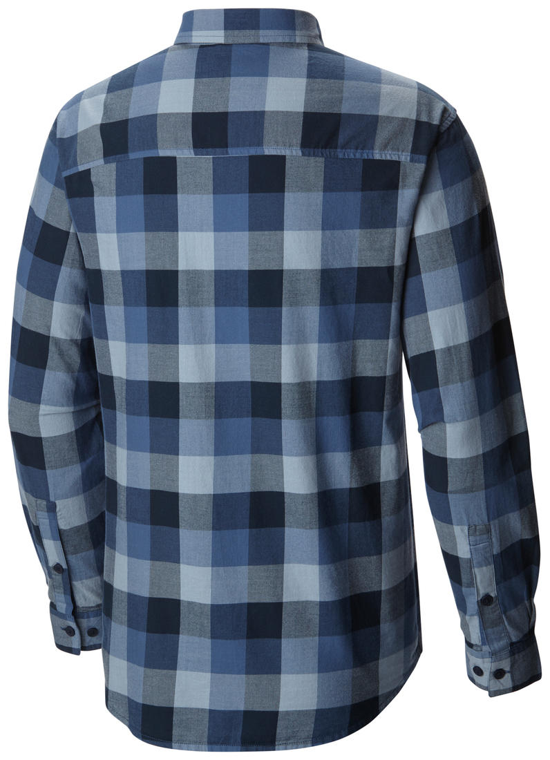Columbia Men Blue Out and Back II Long Sleeve Shirt