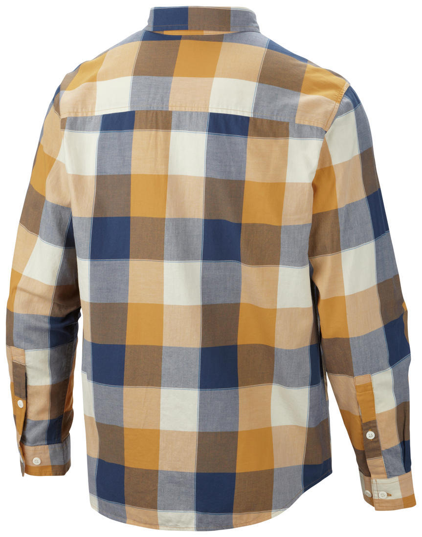 Columbia Men Yellow Out and Back II Long Sleeve Shirt