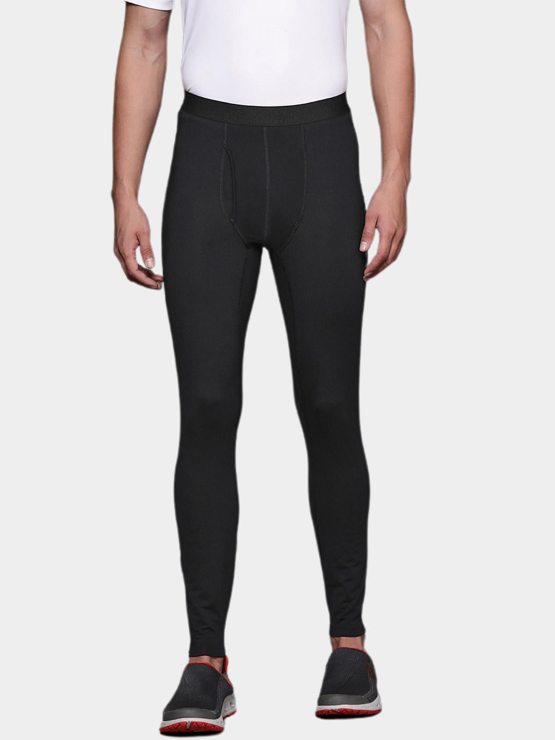 Columbia Men Black Midweight Stretch Tight (Non Returnable