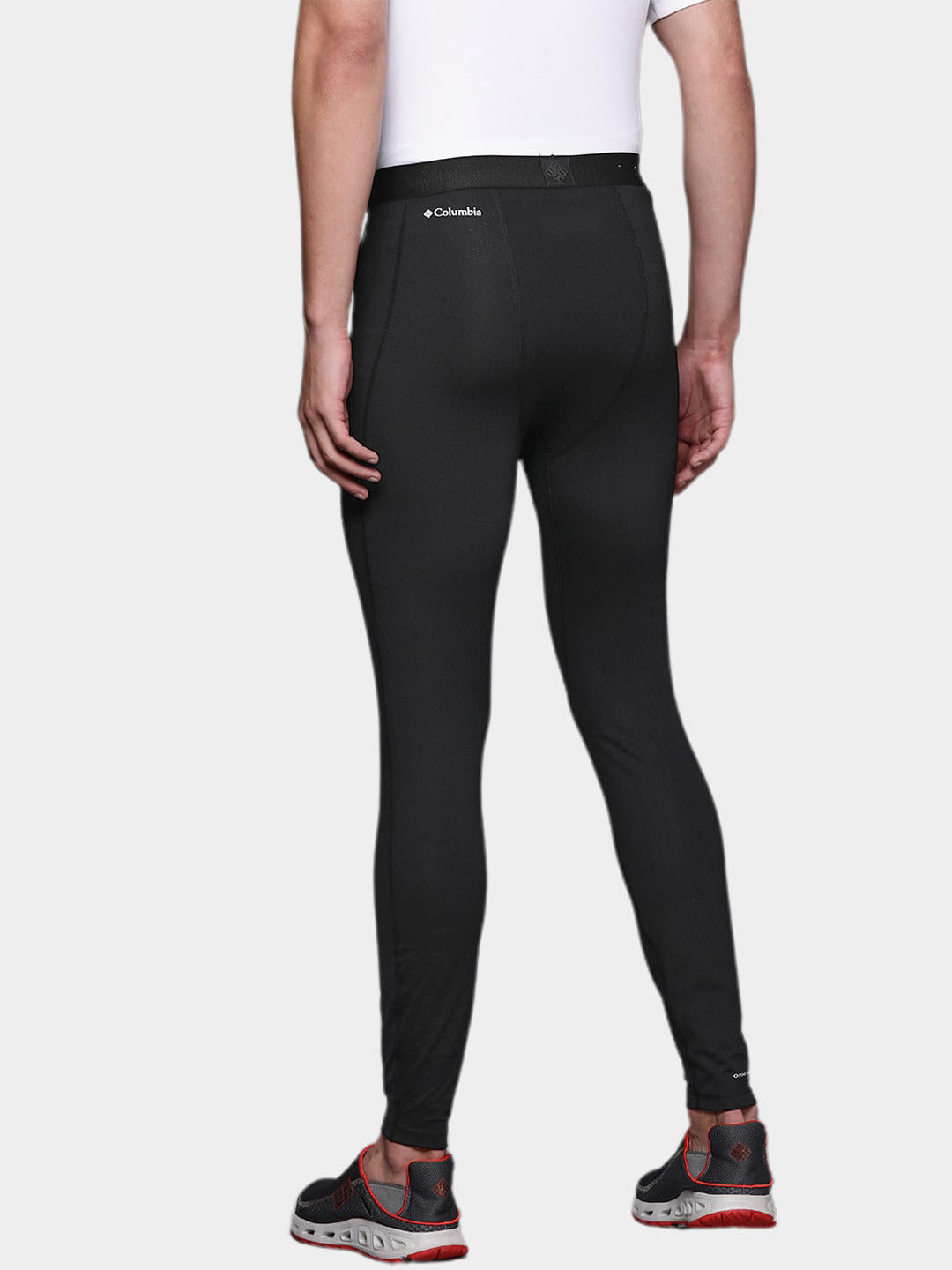 Columbia Men Black Midweight Stretch Tight (Non Returnable