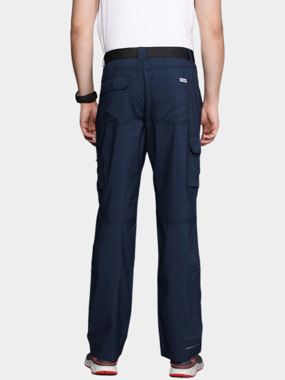 Columbia Men's Navy Blue Omni-Shade Silver Ridge Utility Pant Offering Sun Protection