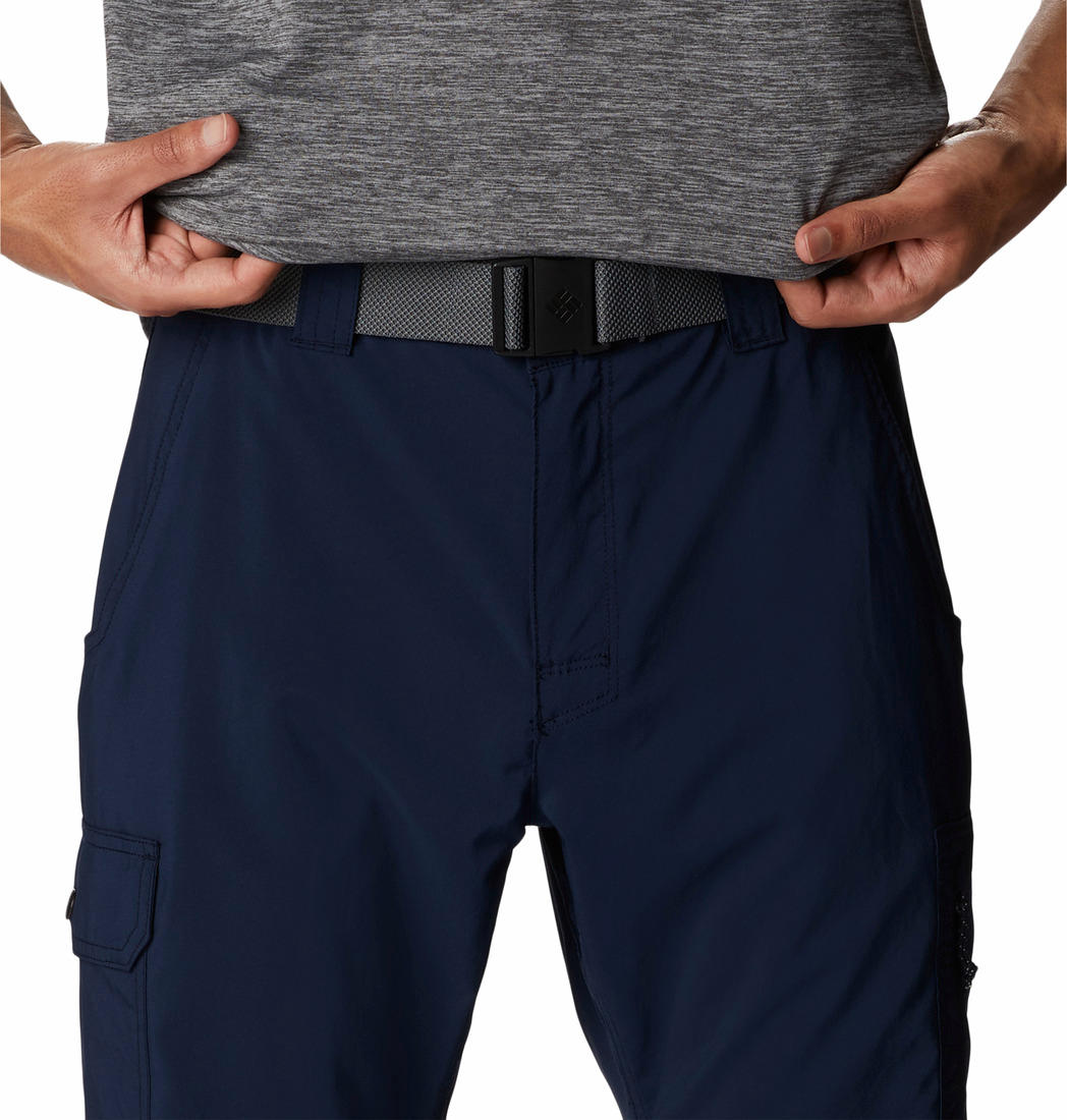 Columbia Men's Navy Blue Omni-Shade Silver Ridge Utility Pant Offering Sun Protection