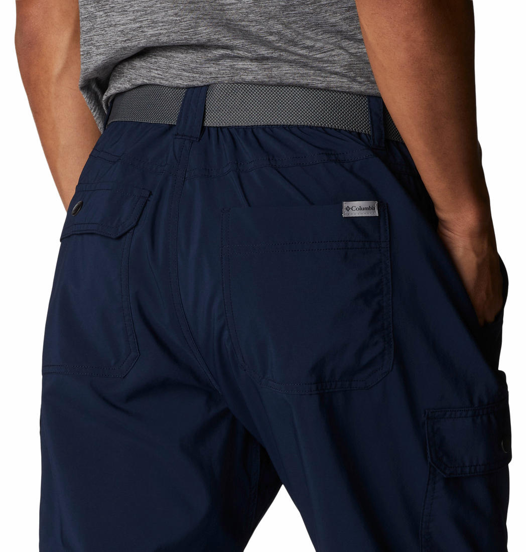 Columbia Men's Navy Blue Omni-Shade Silver Ridge Utility Pant Offering Sun Protection