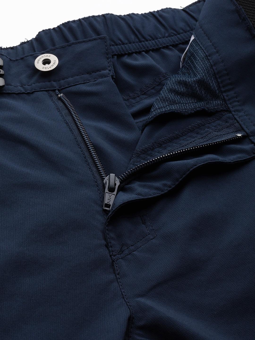 Columbia Men's Navy Blue Omni-Shade Silver Ridge Utility Pant Offering Sun Protection