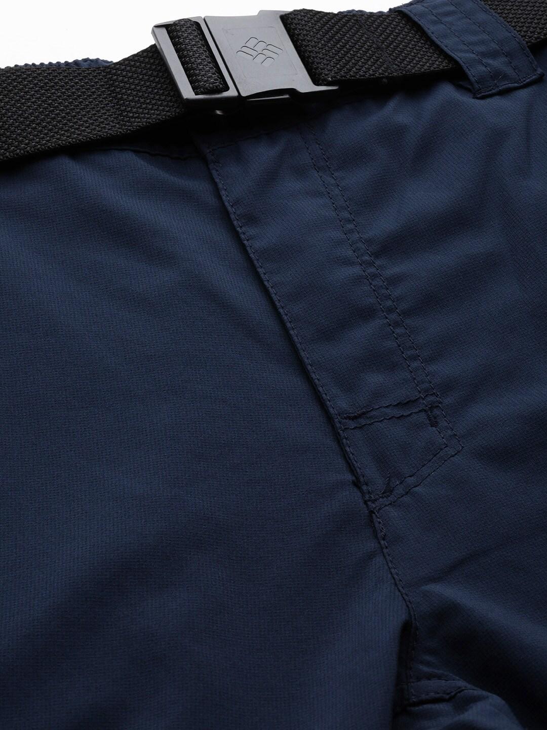 Columbia Men's Navy Blue Omni-Shade Silver Ridge Utility Pant Offering Sun Protection