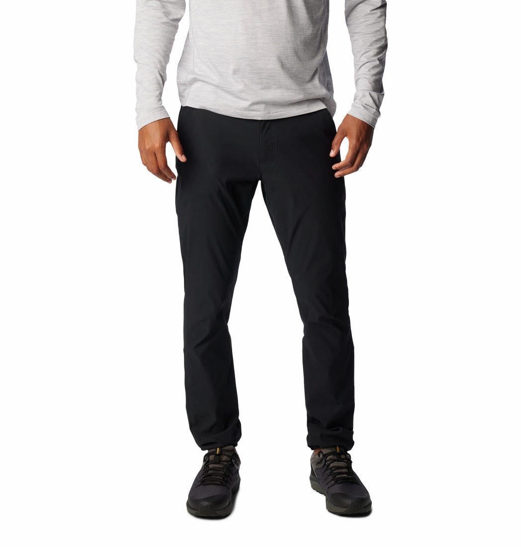 Columbia Men Black Black Mesa Woven Pant (Sun Protection)